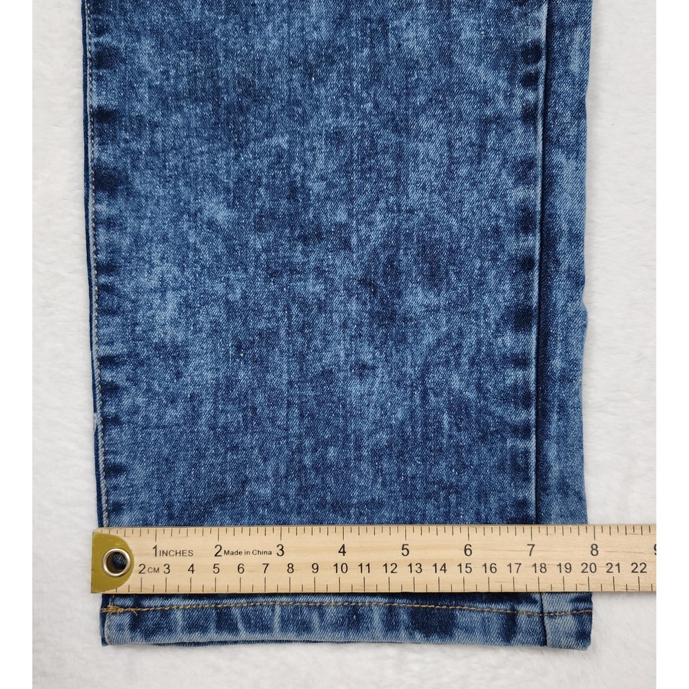 Southpole Skinny Jeans Mens 42x32 Blue Stretch Moto Biker Denim - Picture 9 of 13